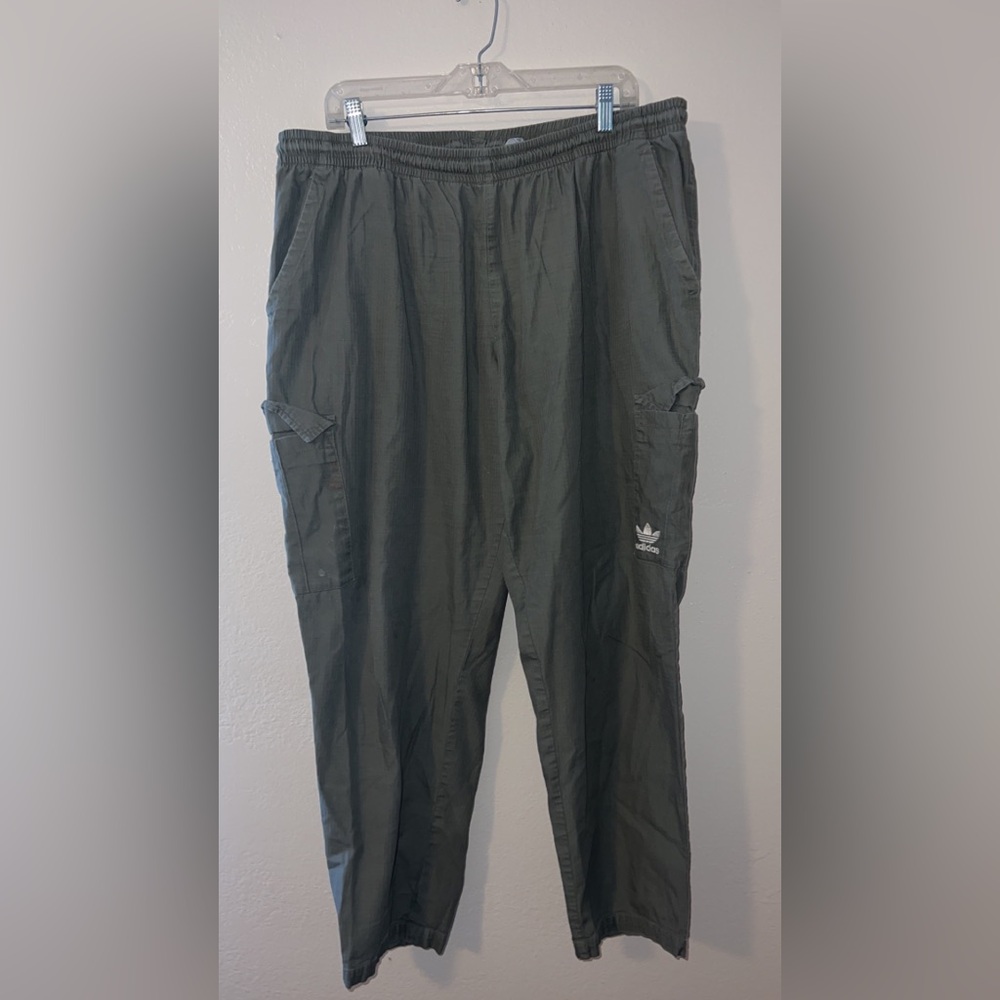Adidas Ladies Green Cargo Pants